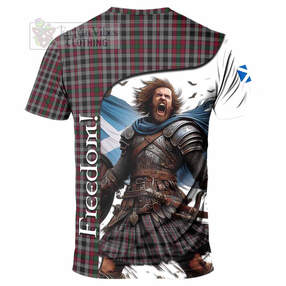 Borthwick Crest Tartan T-Shirt Inspired by the Freedom of Scottish Warrior - Tartan Vibes Clothing