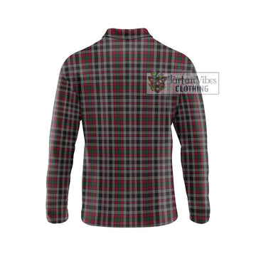 Borthwick Tartan Long Sleeve Polo Shirt with Family Crest DNA In Me Style - Tartan Vibes Clothing