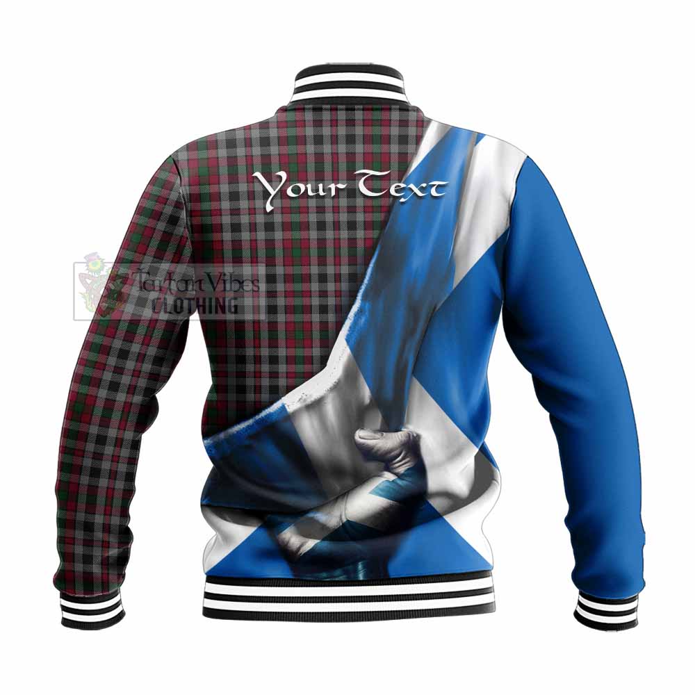 Borthwick Tartan Baseball Jacket with Family Crest Scotland Patriotic Style - Tartan Vibes Clothing