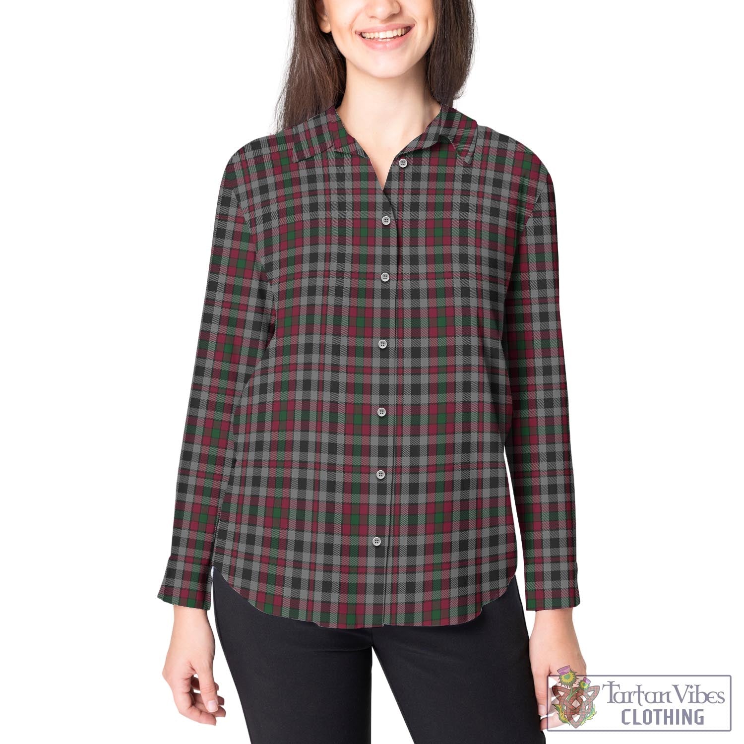 Borthwick Tartan Women's Casual Shirt - Tartan Vibes Clothing