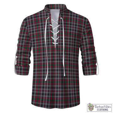Borthwick Tartan Men's Scottish Traditional Jacobite Ghillie Kilt Shirt - Tartan Vibes Clothing