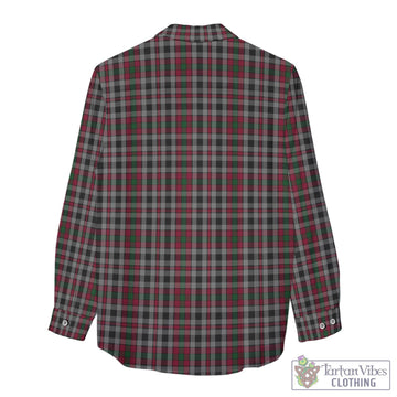 Borthwick Tartan Women's Casual Shirt with Family Crest - Tartan Vibes Clothing