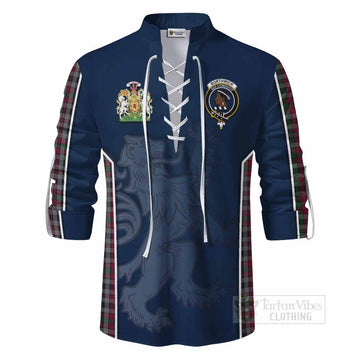 Borthwick Tartan Ghillie Kilt Shirt with Family Crest and Lion Rampant Vibes Sport Style - Tartan Vibes Clothing