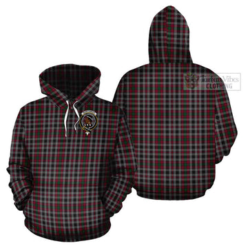 Borthwick Tartan Cotton Hoodie with Family Crest - Tartan Vibes Clothing