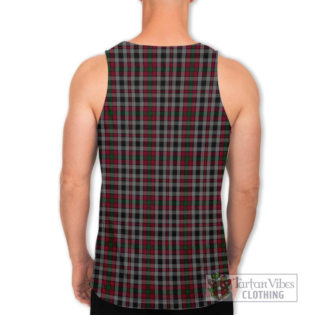 Borthwick Tartan Men's Tank Top with Family Crest DNA In Me Style - Tartan Vibes Clothing