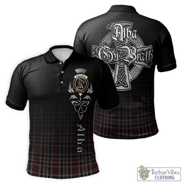 Tartan Vibes Clothing Borthwick Tartan Polo Shirt Featuring Alba Gu Brath Family Crest Celtic Inspired