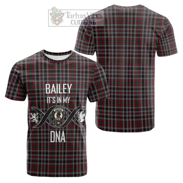 Tartan Vibes Clothing Borthwick Tartan Cotton T-shirt with Family Crest DNA In Me Style
