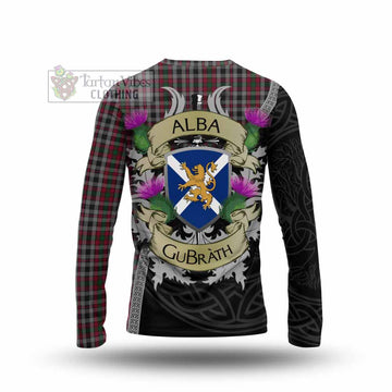Tartan Vibes Clothing Borthwick Tartan Family Crest Long Sleeve T-Shirt Lion Rampant Royal Thistle Shield Celtic Inspired