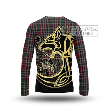 Borthwick Tartan Long Sleeve T-Shirt with Family Crest Celtic Wolf Style - Tartan Vibes Clothing