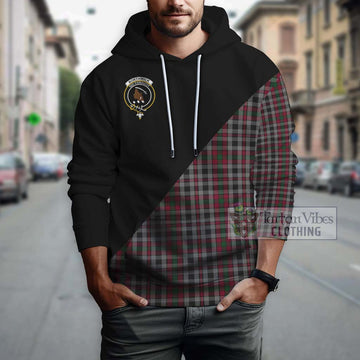 Borthwick Tartan Hoodie with Family Crest and Military Logo Style - Tartan Vibes Clothing
