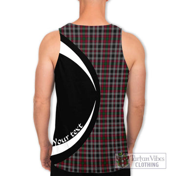 Borthwick Tartan Men's Tank Top with Family Crest Circle Style - Tartan Vibes Clothing