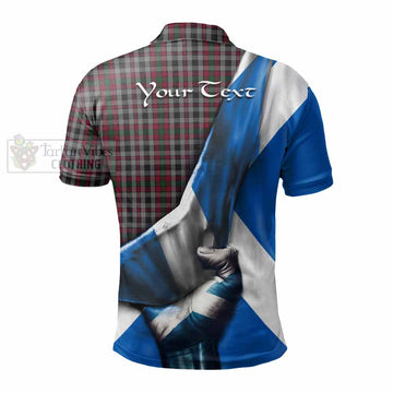 Borthwick Tartan Polo Shirt with Family Crest Scotland Patriotic Style - Tartan Vibes Clothing