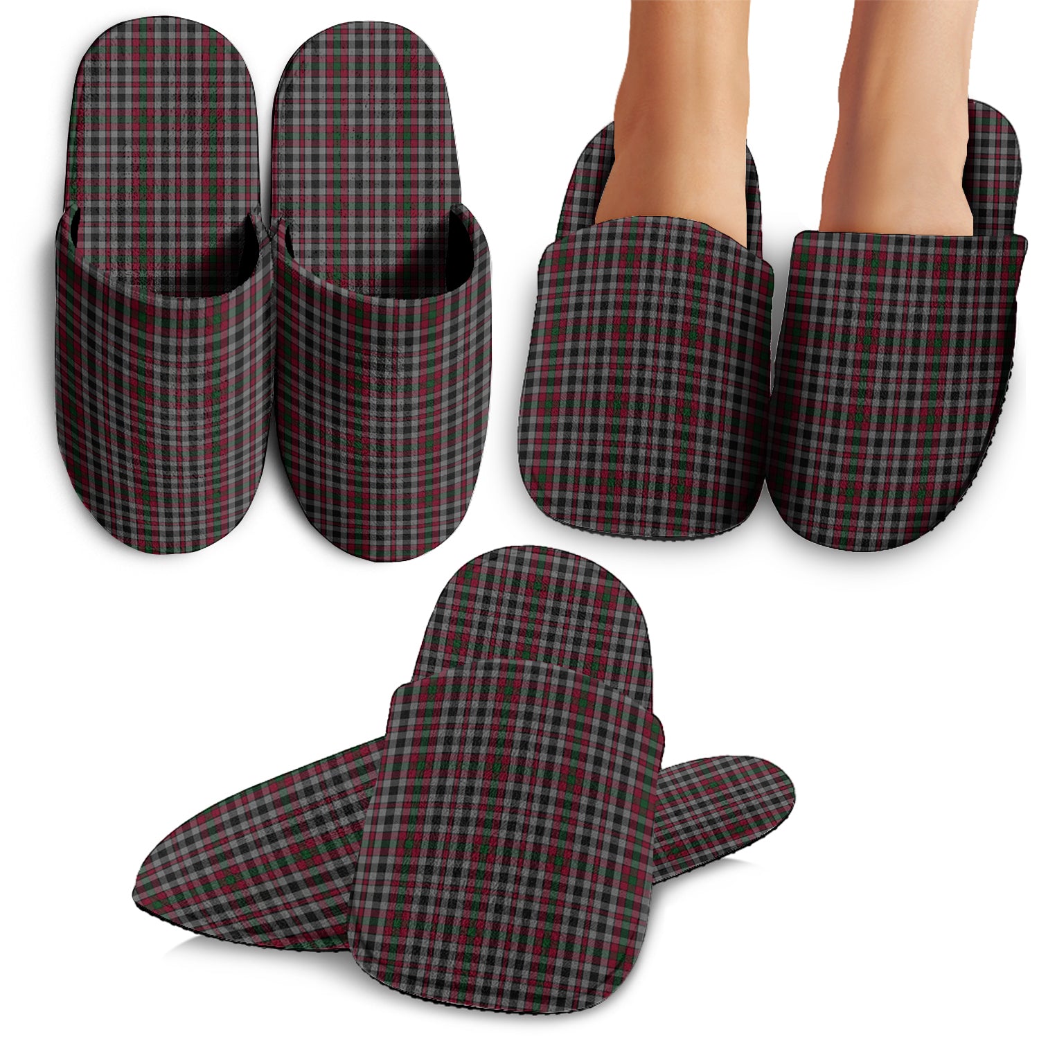 Borthwick Tartan Home Slippers - Tartan Vibes Clothing