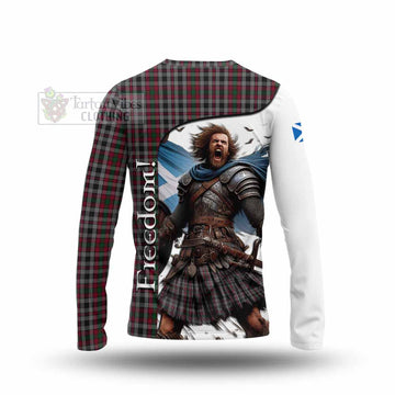 Tartan Vibes Clothing Borthwick Crest Tartan Long Sleeve T-Shirt Inspired by the Freedom of Scottish Warrior
