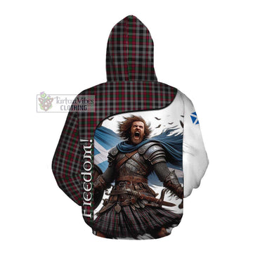 Borthwick Crest Tartan Cotton Hoodie Inspired by the Freedom of Scottish Warrior Pullover Hoodie - Tartan Vibes Clothing
