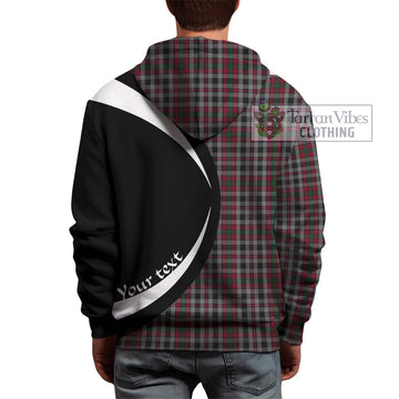 Borthwick Tartan Hoodie with Family Crest Circle Style - Tartan Vibes Clothing