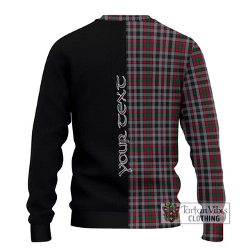 Borthwick Tartan Ugly Sweater with Family Crest and Half Of Me Style - Tartan Vibes Clothing
