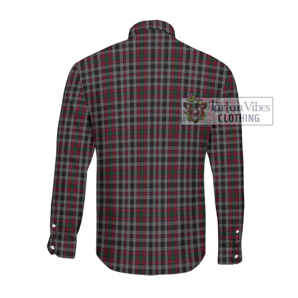 Borthwick Tartan Long Sleeve Button Shirt with Family Crest DNA In Me Style - Tartanvibesclothing Shop