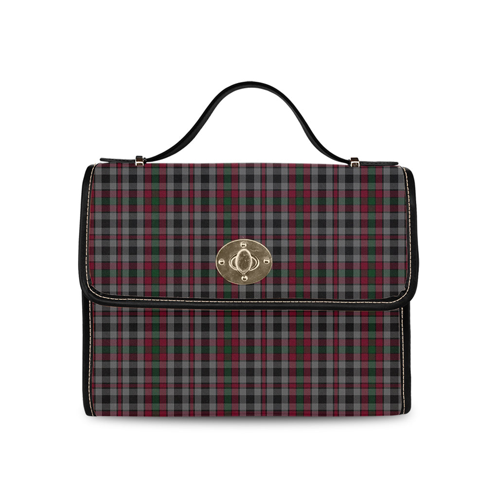 Borthwick Tartan Leather Strap Waterproof Canvas Bag - Tartanvibesclothing
