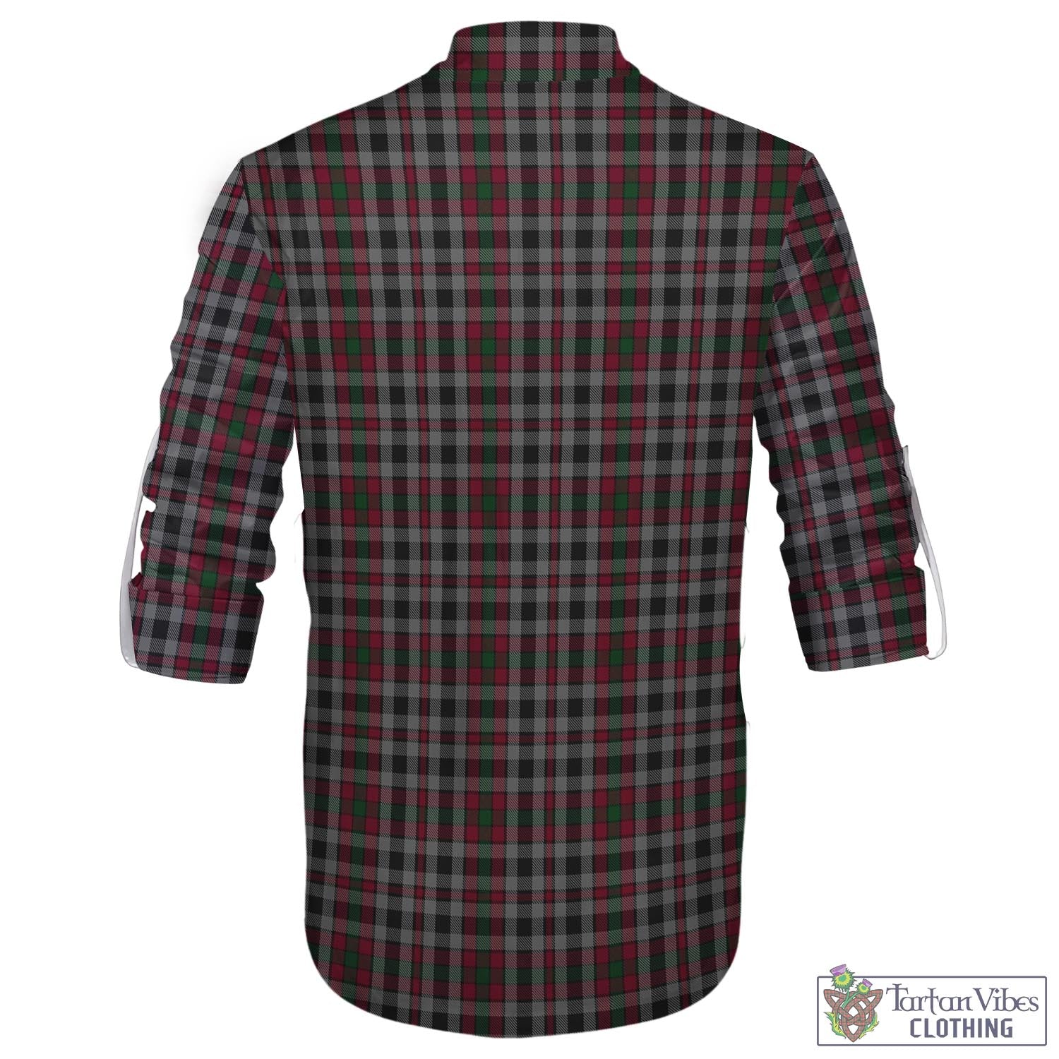 Borthwick Tartan Men's Scottish Traditional Jacobite Ghillie Kilt Shirt - Tartan Vibes Clothing