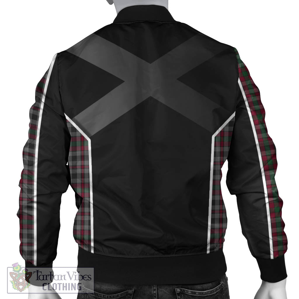 Borthwick Tartan Bomber Jacket with Family Crest and Scottish Thistle Vibes Sport Style - Tartan Vibes Clothing