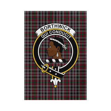 Borthwick Tartan Flag with Family Crest - Tartan Vibes Clothing