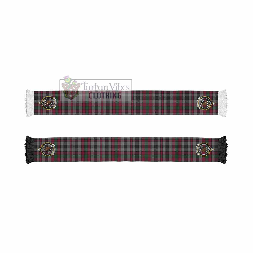 Borthwick Tartan Ruffneck Scarf with Family Crest - Tartan Vibes Clothing