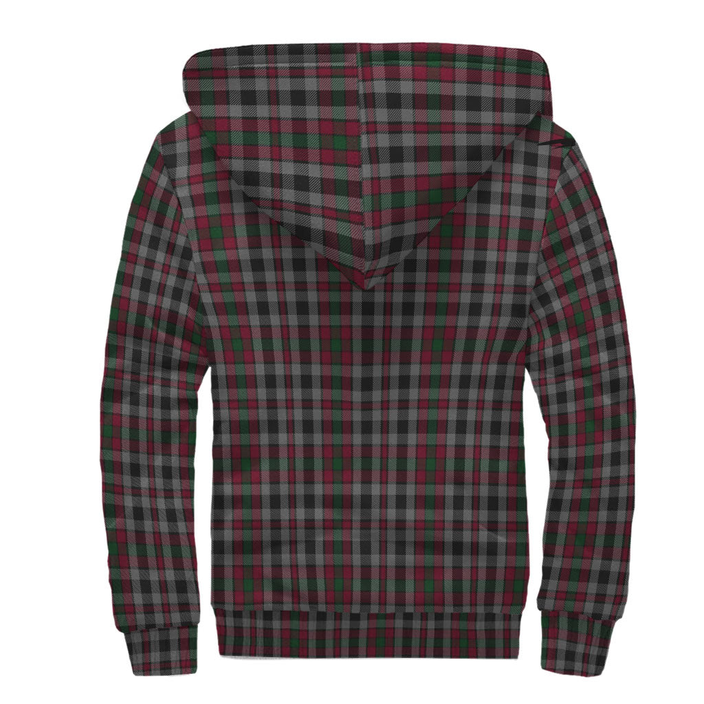 Borthwick Tartan Sherpa Hoodie with Family Crest - Tartan Vibes Clothing
