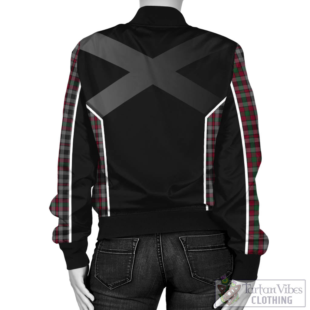 Borthwick Tartan Bomber Jacket with Family Crest and Scottish Thistle Vibes Sport Style - Tartan Vibes Clothing