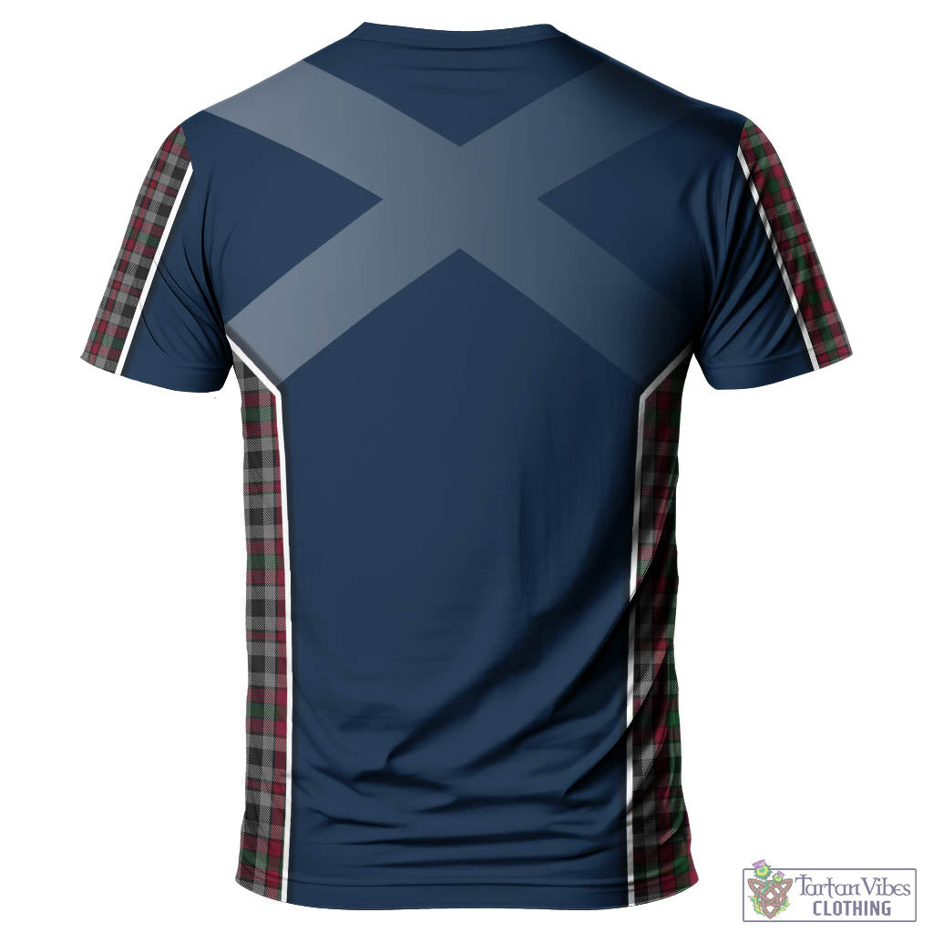 Tartan Vibes Clothing Borthwick Tartan T-Shirt with Family Crest and Lion Rampant Vibes Sport Style