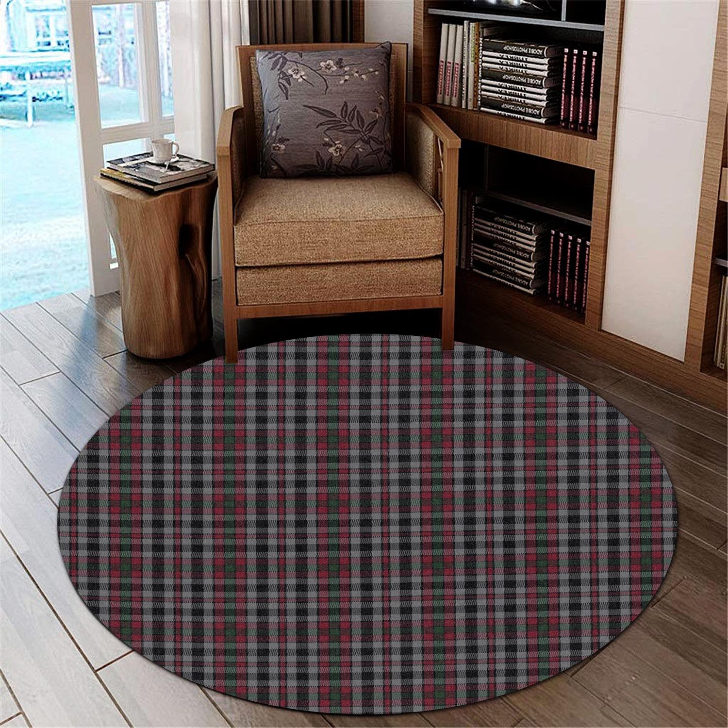 Borthwick Tartan Round Rug - Tartan Vibes Clothing