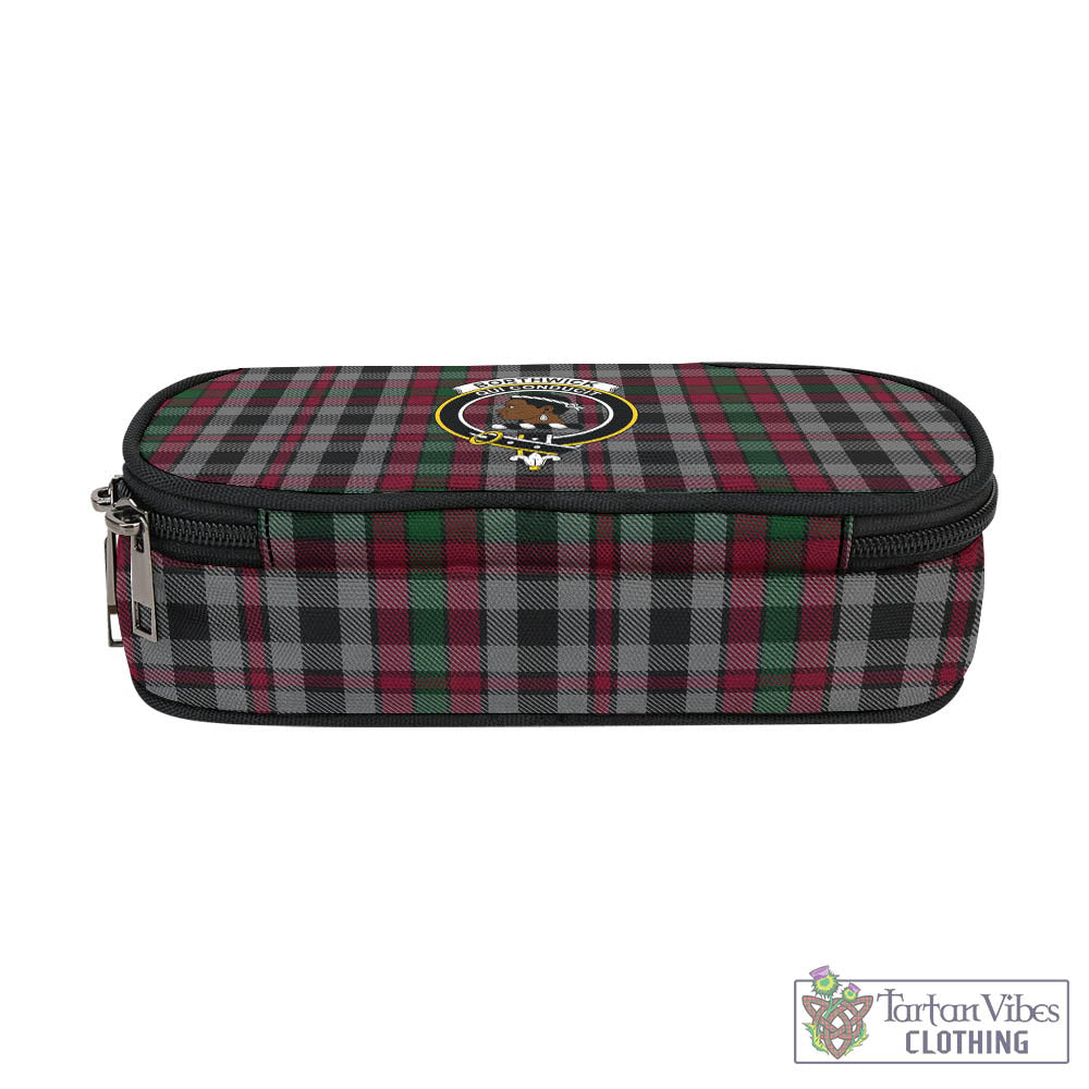 Borthwick Tartan Pen and Pencil Case with Family Crest - Tartan Vibes Clothing