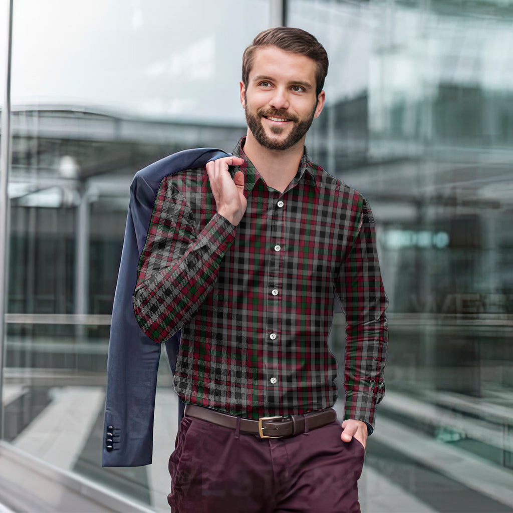 Borthwick Tartan Long Sleeve Button Up Shirt - Tartan Vibes Clothing