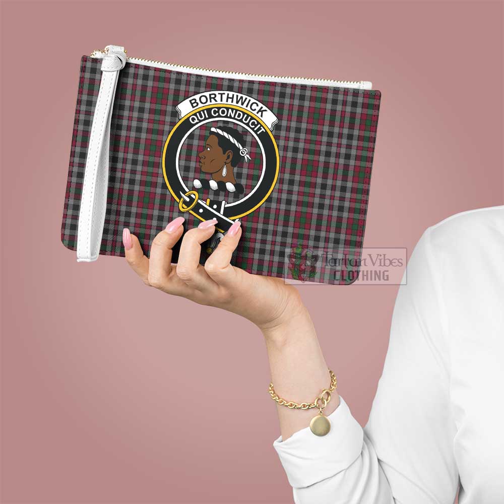 Tartan Vibes Clothing Borthwick Family Crest Tartan Clutch Bag