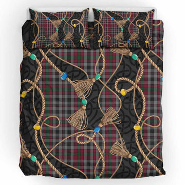 Borthwick Scottish Tartan Twisted Ropes Stylized Bedding Set UK Bedding Set UK King 91*87 inch - Tartan Vibes Clothing