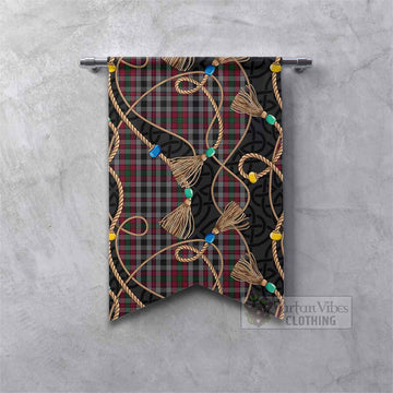 Borthwick Scottish Tartan Twisted Ropes Stylized Gonfalon Fishtail - Tartan Vibes Clothing