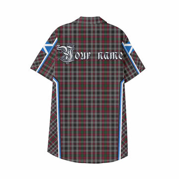 Borthwick Tartan Crest Kid Hawaiian Shirt Scotland Coat of Arm Flag Style - Tartan Vibes Clothing