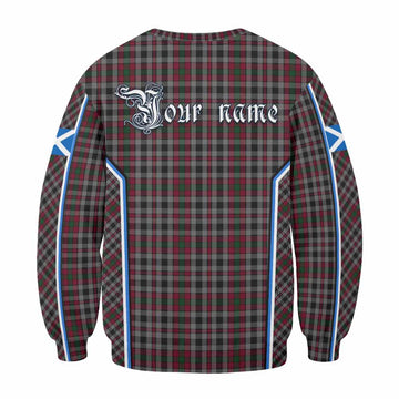 Borthwick Tartan Crest Sweatshirt Scotland Coat of Arm Flag Style - Tartan Vibes Clothing