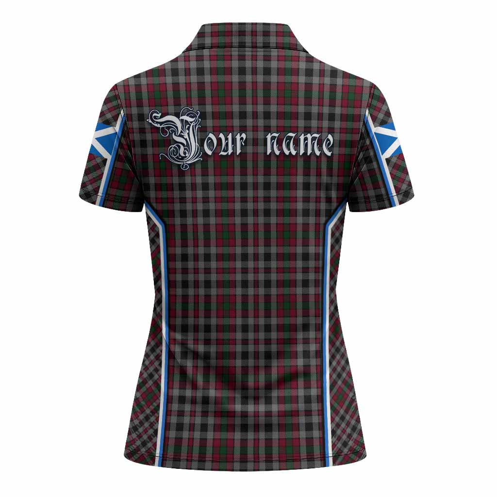 Borthwick Tartan Crest Women's Polo Shirt Scotland Coat of Arm Flag Style - Tartan Vibes Clothing