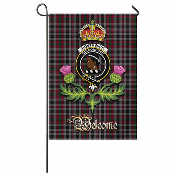 Borthwick Tartan Family Crest Garden Flag Royal Thistle Welcome Style - Tartan Vibes Clothing