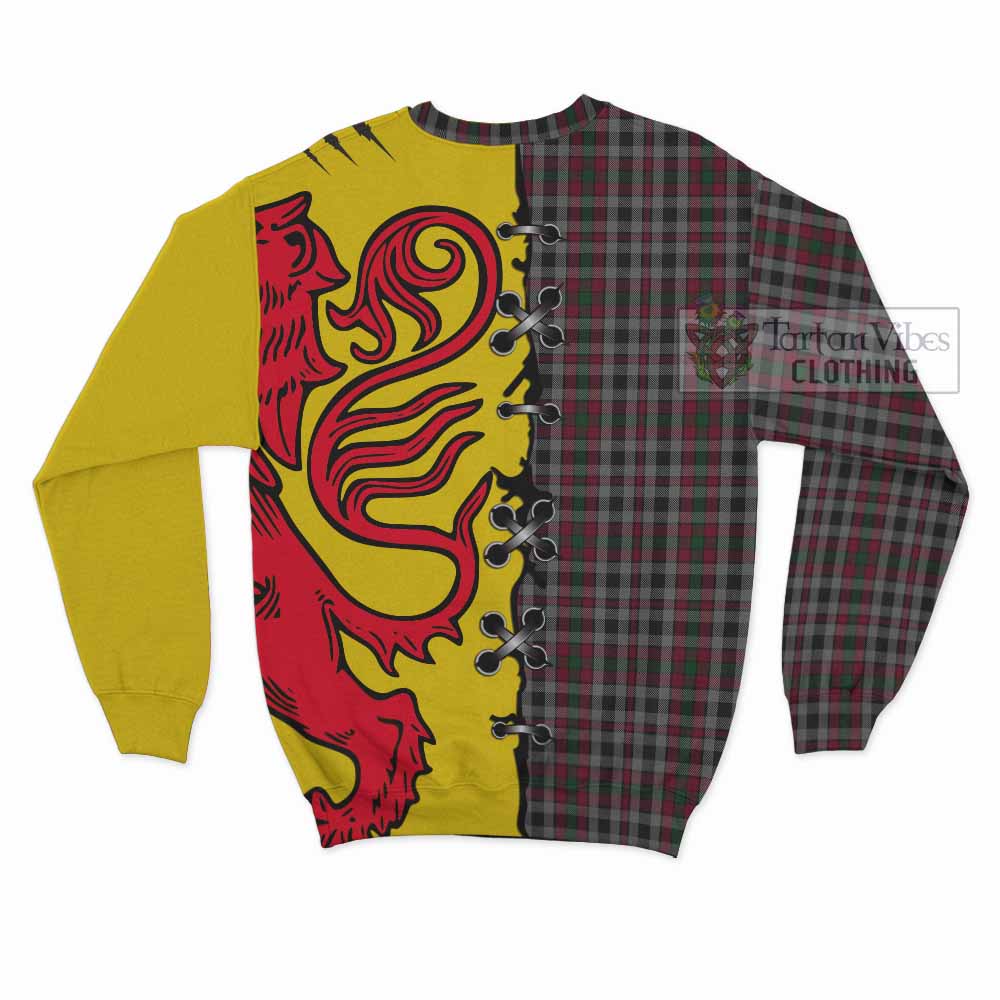 Borthwick Tartan Family Crest Sweatshirt Lion Rampant Honor - Tartan Vibes Clothing
