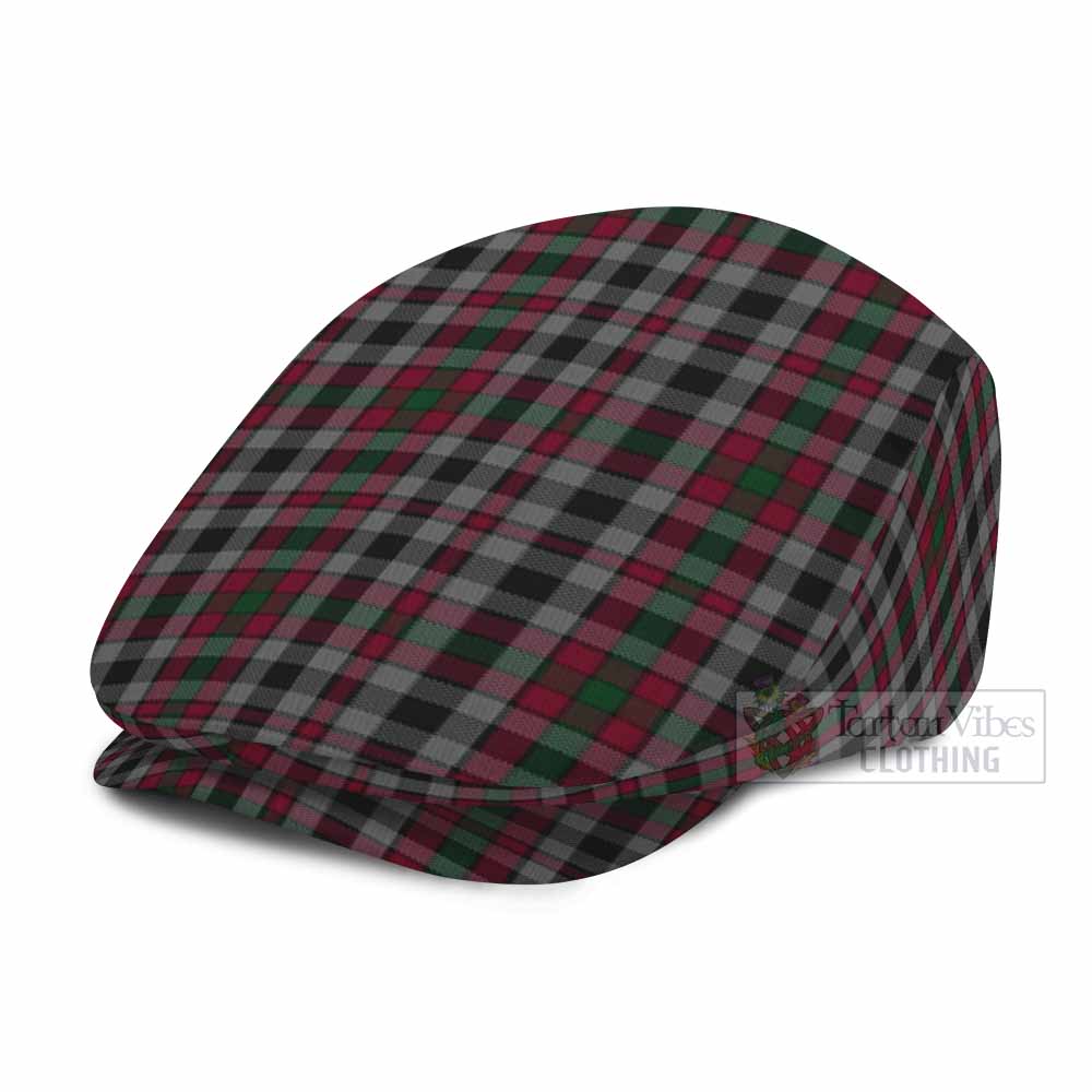 Borthwick Tartan Jeff Cap, Tartan Flat Cap