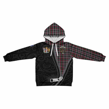Borthwick Tartan Kid Hoodie New Zealand Pattern Unique Zipper Stylized