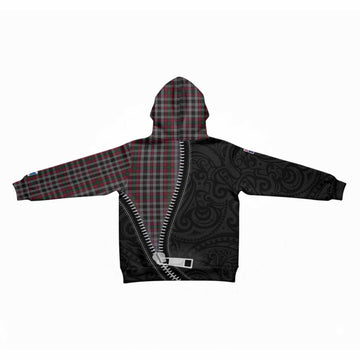 Borthwick Tartan Kid Hoodie New Zealand Pattern Unique Zipper Stylized