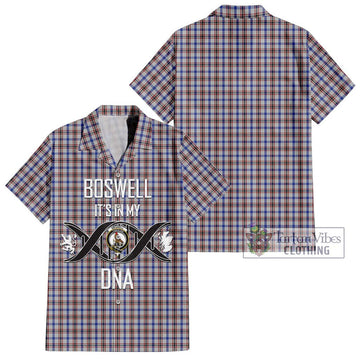 Boswell Tartan Hawaiian Shirt with Family Crest DNA In Me Style Kid - Tartan Vibes Clothing