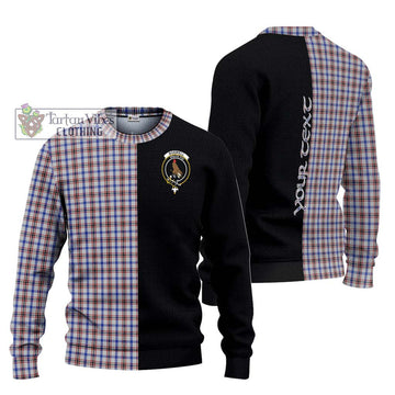 Boswell Tartan Ugly Sweater with Family Crest and Half Of Me Style Unisex - Tartan Vibes Clothing