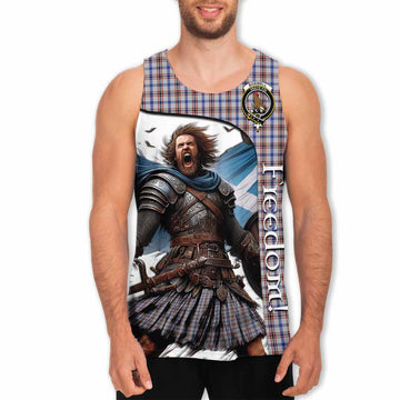 Boswell Crest Tartan Men's Tank Top Inspired by the Freedom of Scottish Warrior Men - Tartan Vibes Clothing
