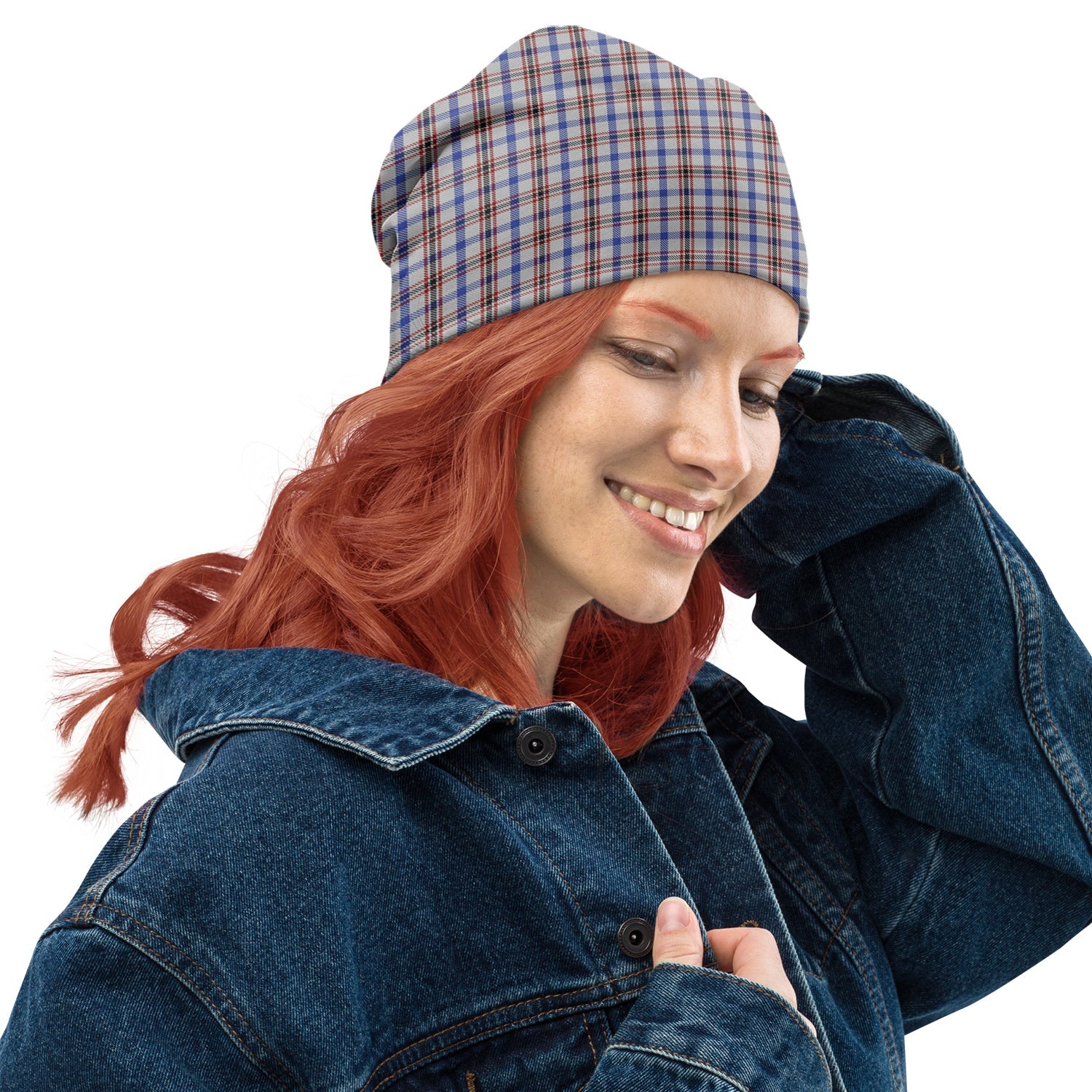 Boswell Tartan Beanies Hat Adult 10.8 × 11 inches - Tartan Vibes Clothing