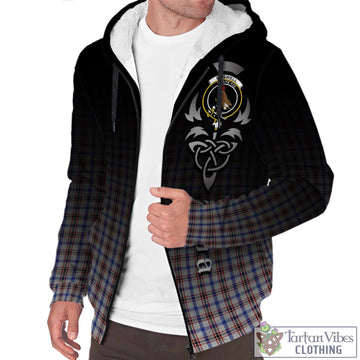 Boswell Tartan Sherpa Hoodie Featuring Alba Gu Brath Family Crest Celtic Inspired Unisex - Tartan Vibes Clothing