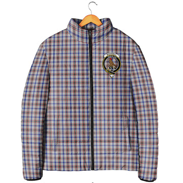 Boswell Tartan Padded Jacket with Family Crest